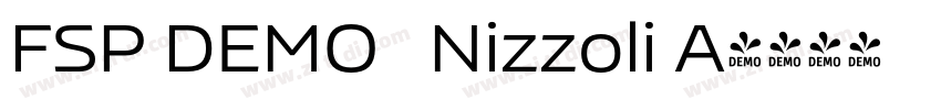 FSP DEMO   Nizzoli A字体转换